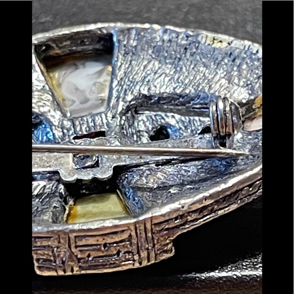 Celtic / Scottish Style Stone Brooch 🌺 Tau Miracle brooch - Picture 7 of 16